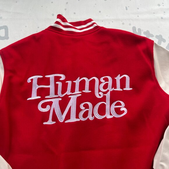 Human Made Red Baseball Jacket - Picture 7 of 7